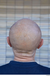 Head Man White Sports Slim Bald Street photo references